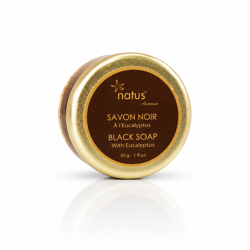 Μαύρο Σαπούνι Beldi με Ευκάλυπτο travel size