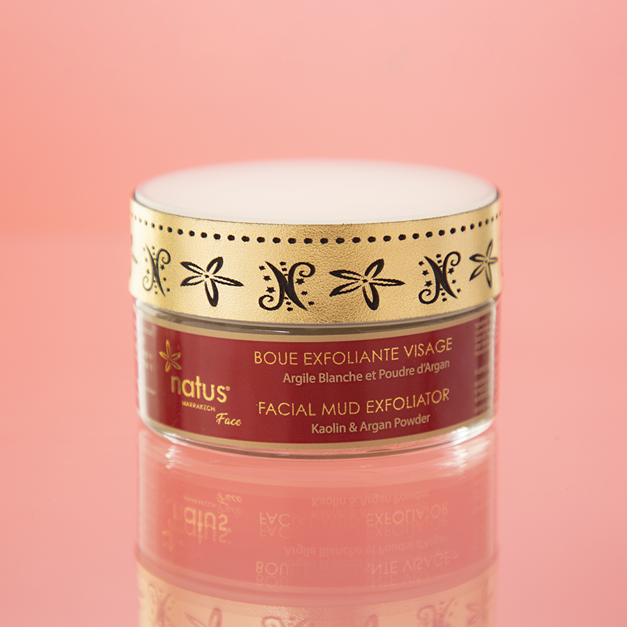 Μάσκα Αργιλου & Scrub Προσώπου με Λευκή Άργιλο & Σκόνη Αργκάν 100ml (απολεπιστική μάσκα)