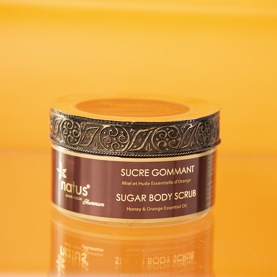 Απολεπιστικό Σώματος (scrub) με Ζάχαρη, Μέλι & Αιθέριο Έλαιο Πορτοκαλιού 250ml