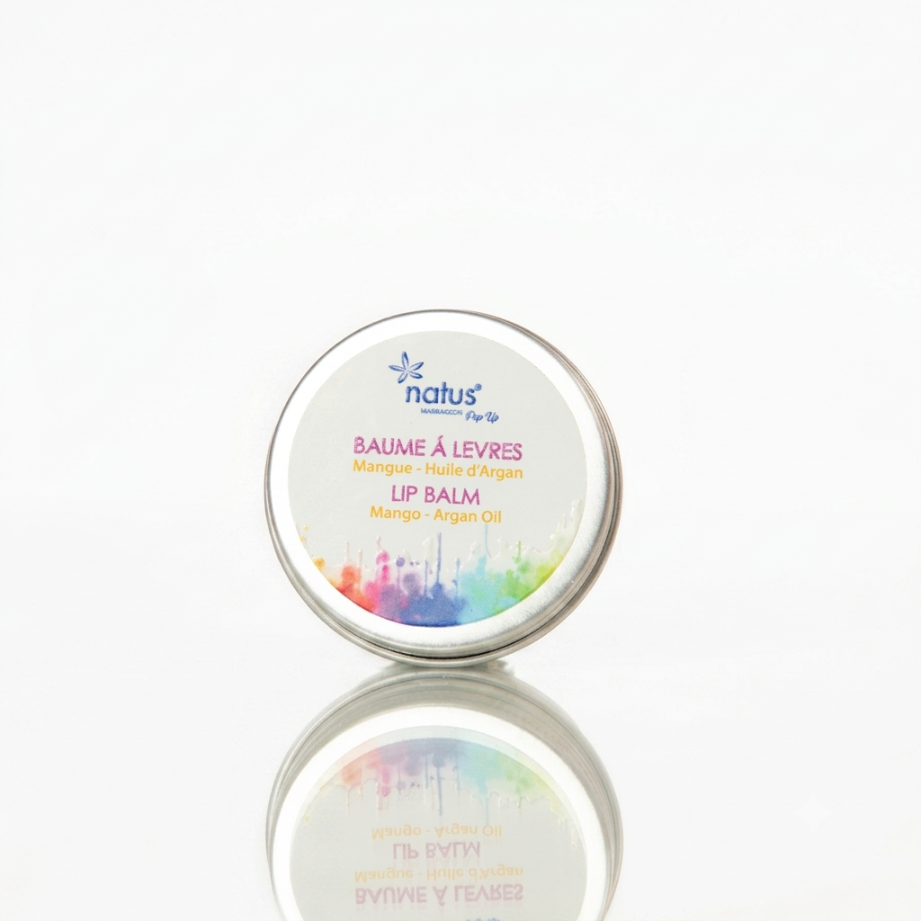 Baume à lèvres Mangue 15g | Φυσικό Ενυδατικό Lip Balm Χειλιών με Μάνγκο & Αργανέλαιο