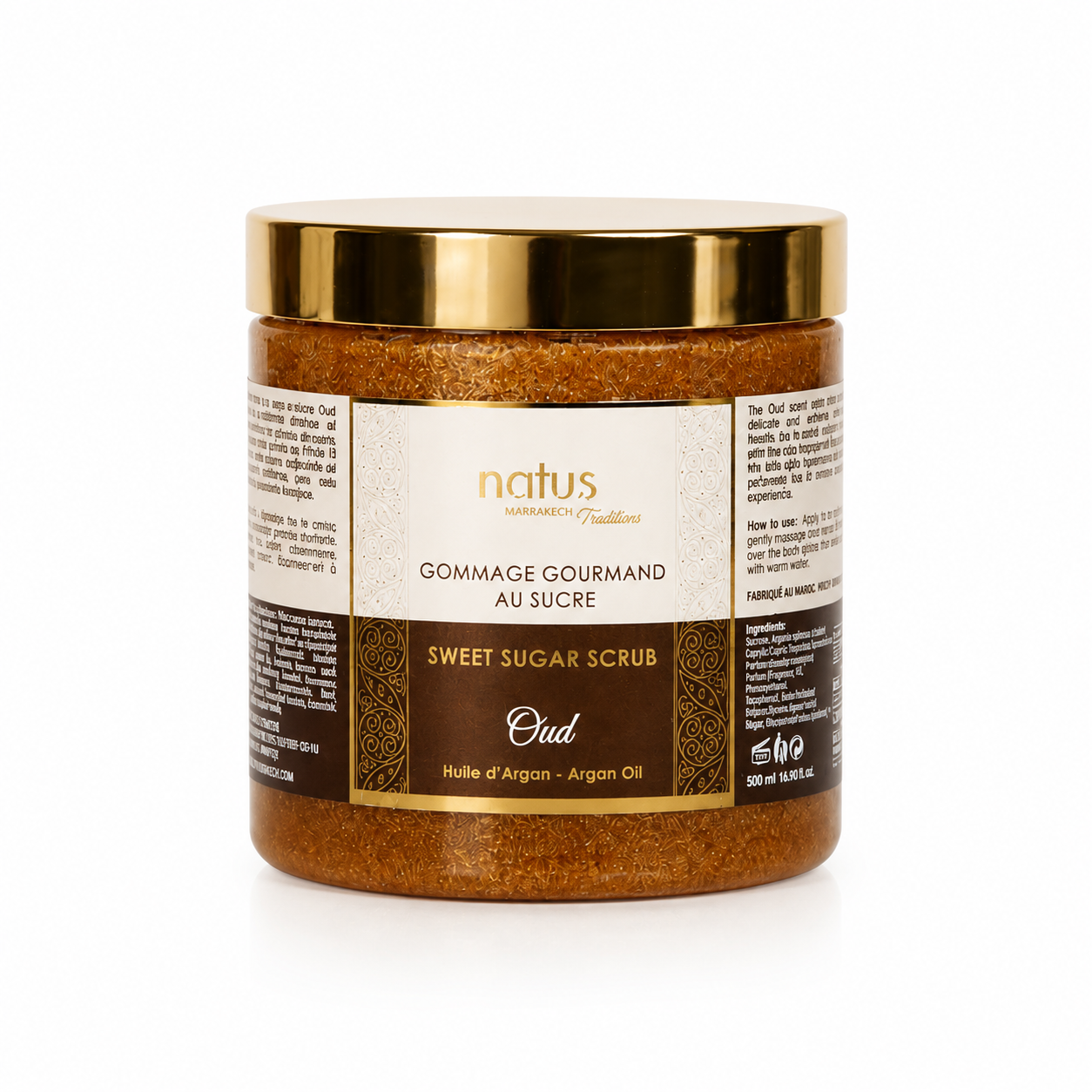 Scrub σώματος με ζάχαρη (500ml)