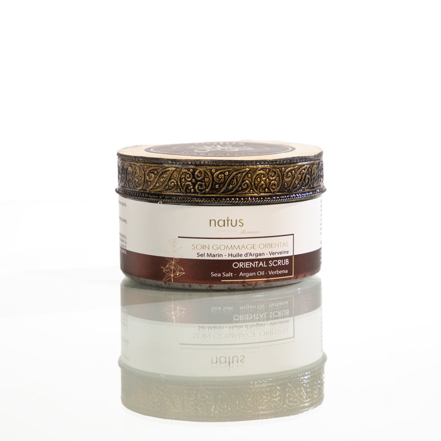 Oriental Scrub (απολεπτιστικό) σώματος με Έλαιο Αργκάν, Θαλασσινό αλάτι και Πορτοκαλοανθό 250ml