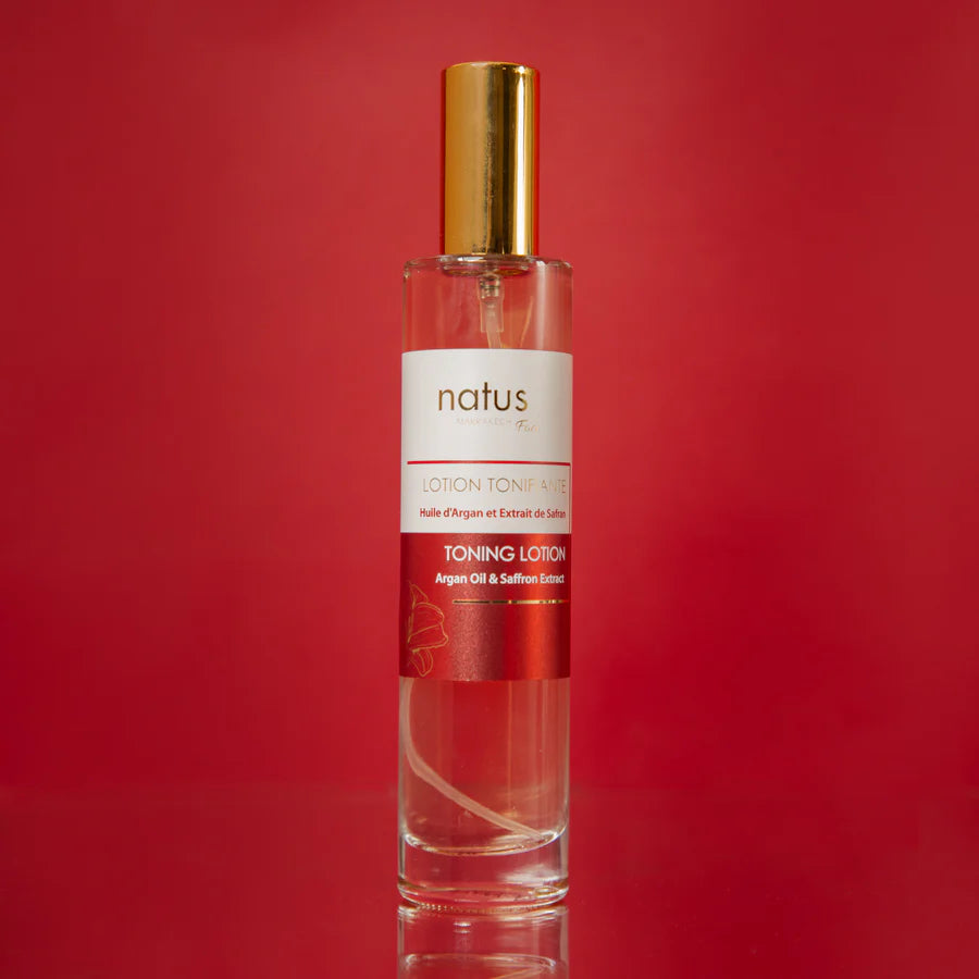 Toning Lotion with Saffron & Argan Oil 100ml (glass packaging)
