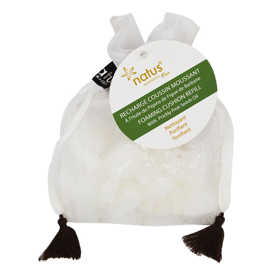 Refill for Macrame facial cleansing pad, with Prickly Pear oil