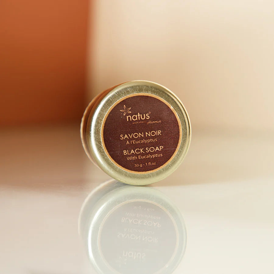 Μαύρο Σαπούνι Beldi με Ευκάλυπτο travel size