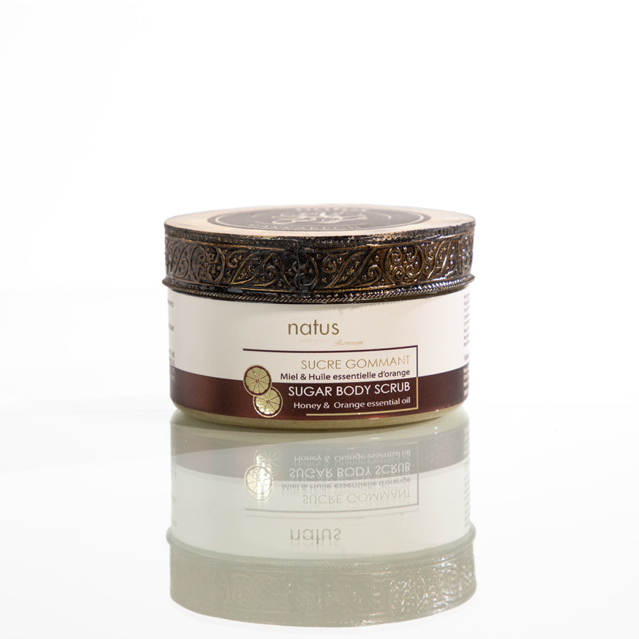 Απολεπιστικό Σώματος (scrub) με Ζάχαρη, Μέλι & Αιθέριο Έλαιο Πορτοκαλιού 250ml